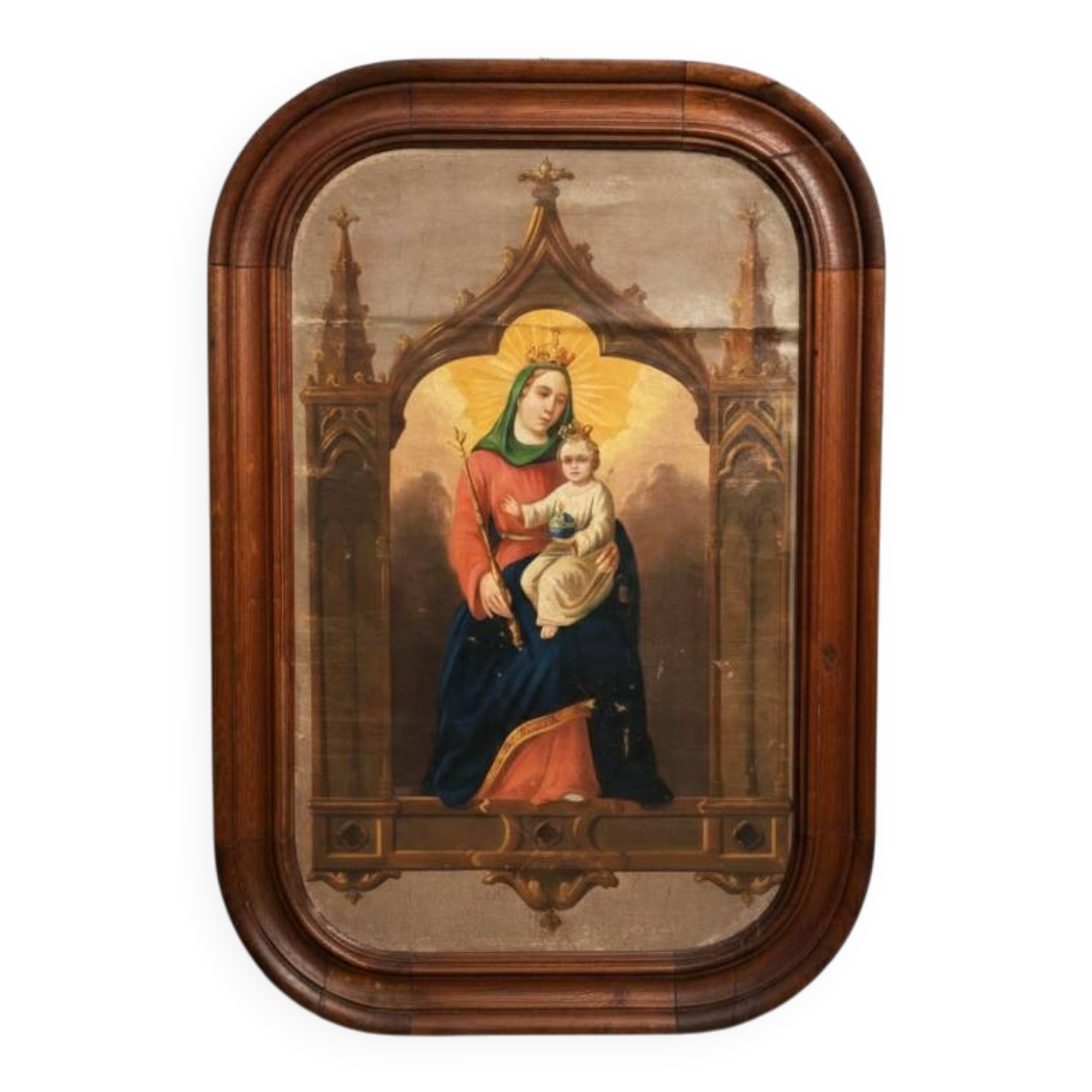 Religious tableau of Notre Dame de Fournet