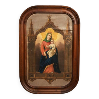 Religious tableau of Notre Dame de Fournet