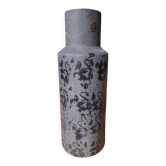 Large matte/glossy textured vase
