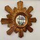 Vintage sun mirror, Italy 1950s