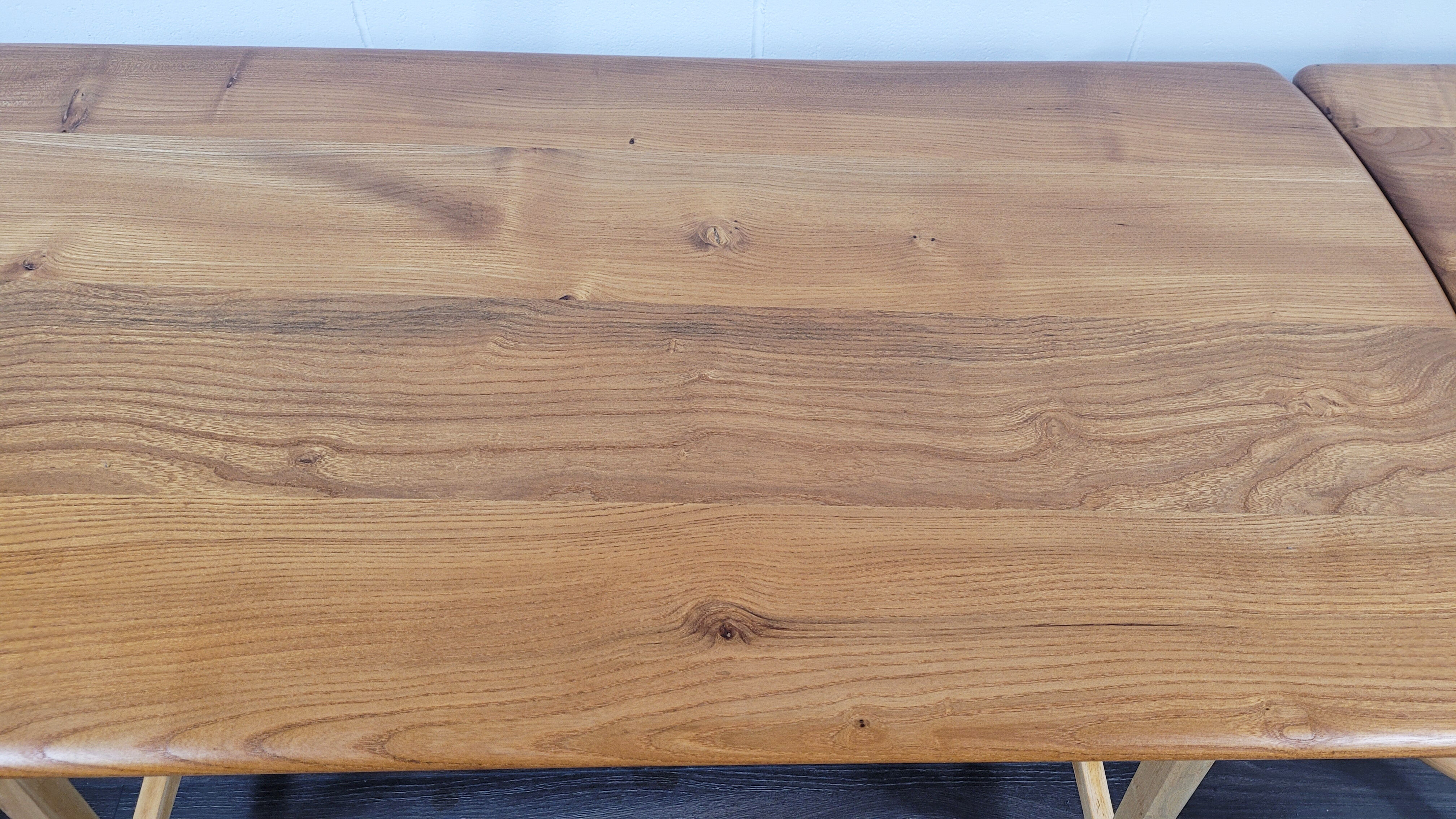 Ercol CC 41 Plank Dining Table & Extension Table, 1950s, 1960s