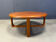 Table basse scandinave en teck massif des années 1970.