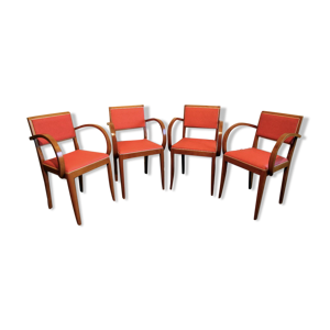 Lot de quatre fauteuils bridge