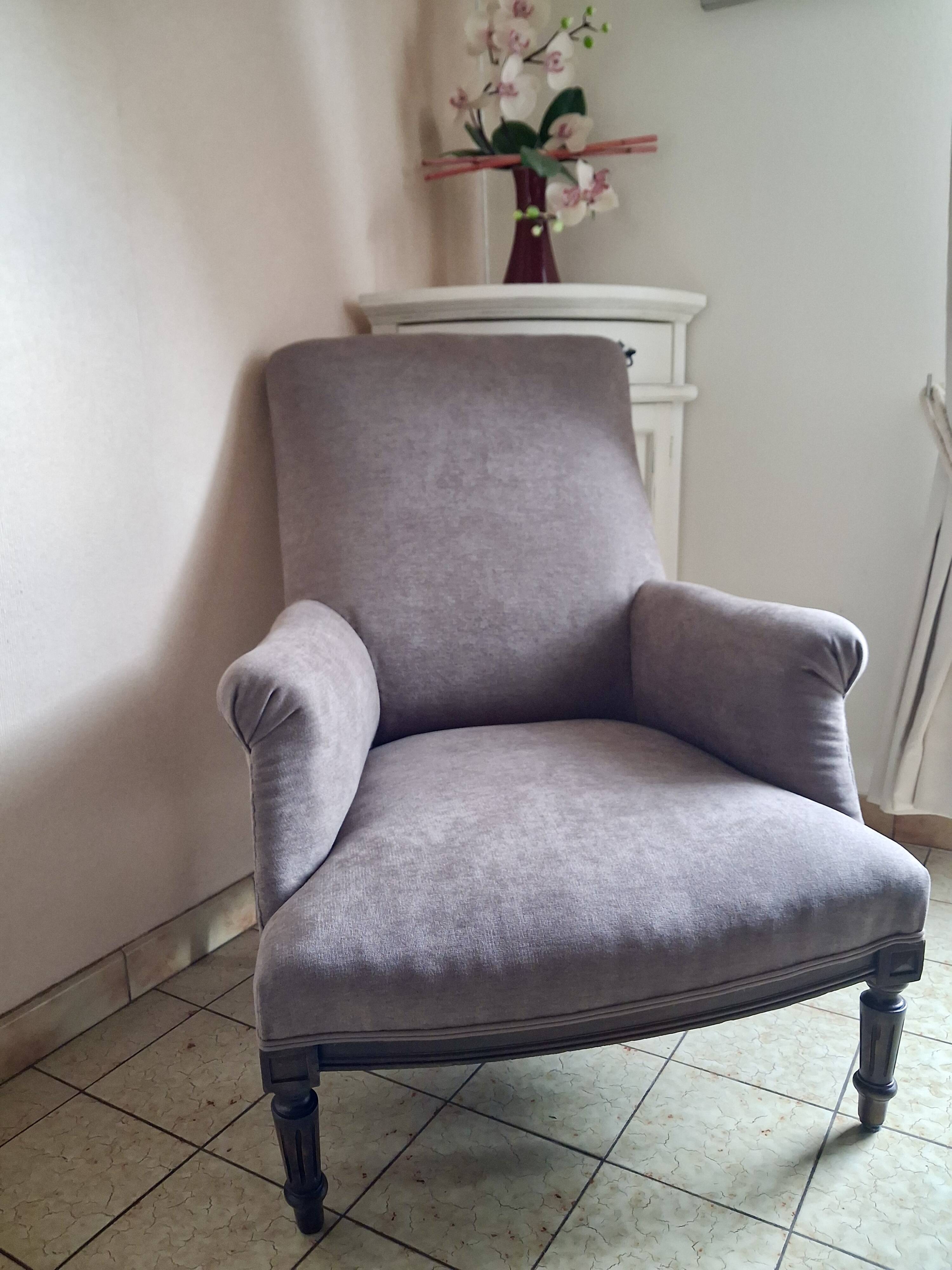 Restored Napoleon III armchair