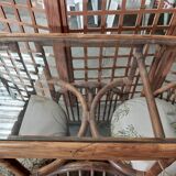 Vintage rattan garden furniture