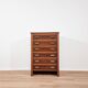Commode en bois massif, années 50
