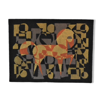 Tapisserie vintage Patrice Allart 1977