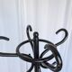 Vintage Black Bentwood Coat Stand in Thonet Style / Mid Century Hall Tree