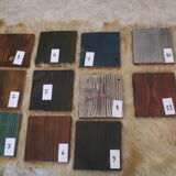 Wood and metal bench