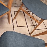 Set of 4 vintage Scandinavian chairs from the 1960s.