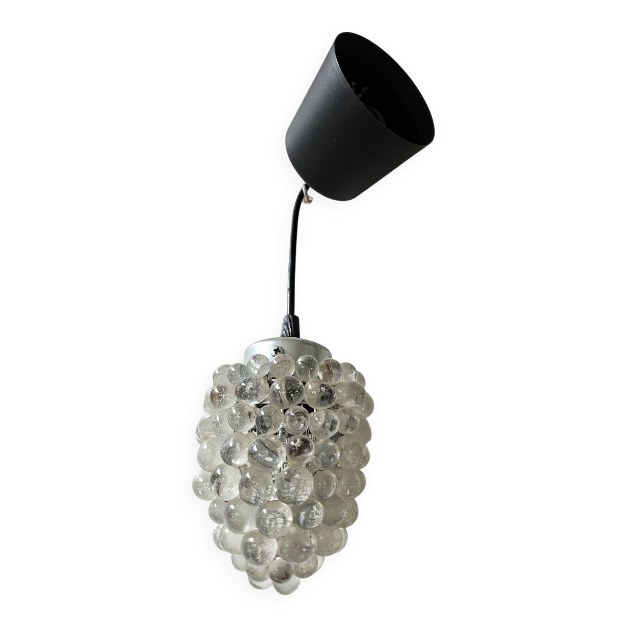 Suspension design en verre vintage