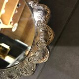 Metal wall mirror