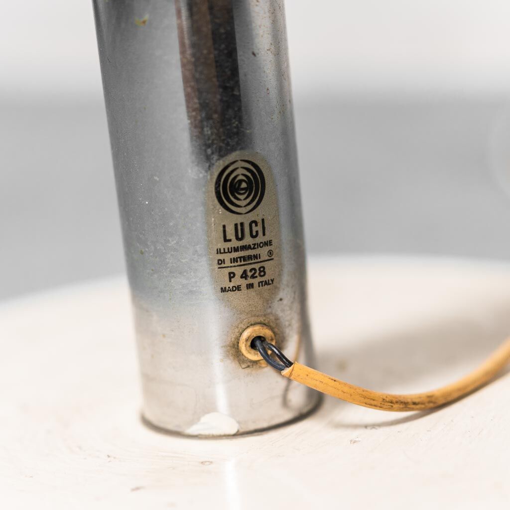 Lampadaire en métal Luci milano années 70 vintage