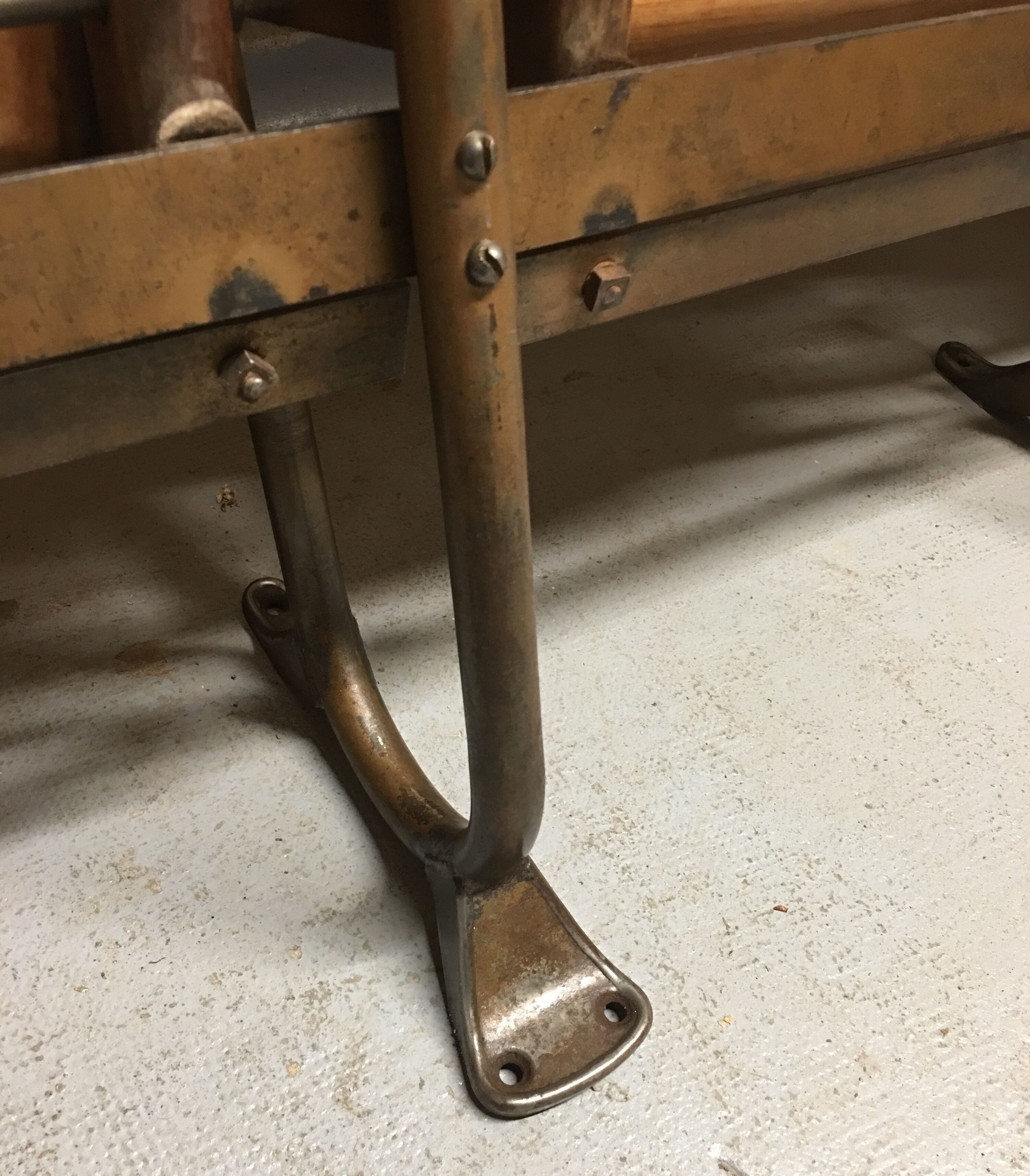 Former folding seats of theatre or cinema 1940