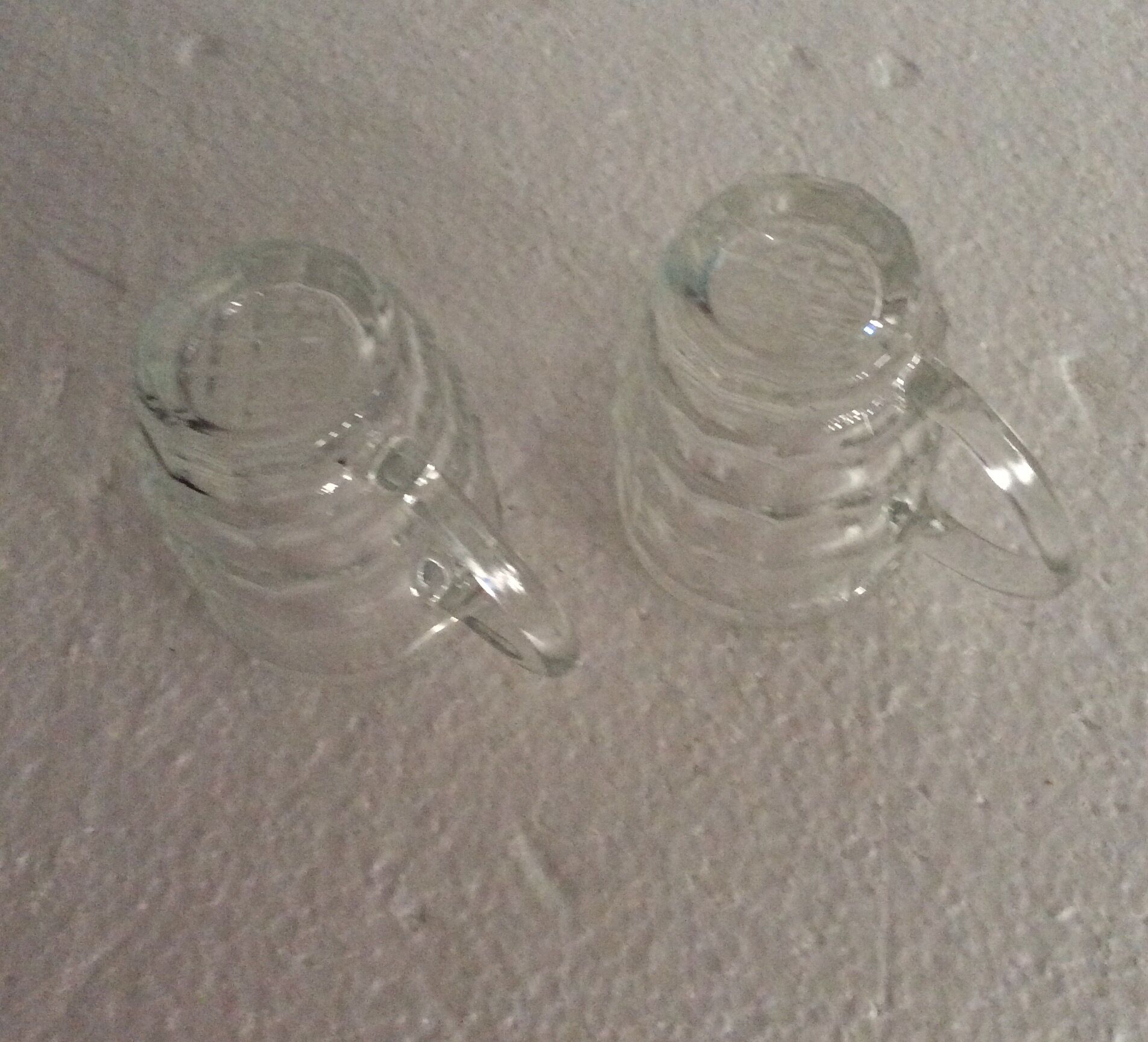 Lot de deux chopes à bière