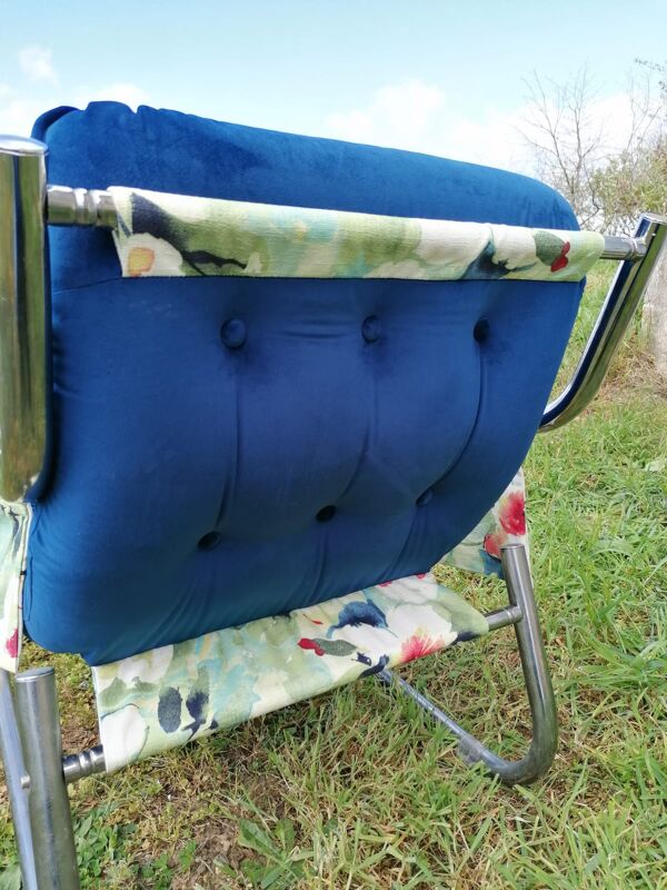 Fauteuil années 70 suspendu