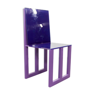 Metal and plexiglass chair early 2000