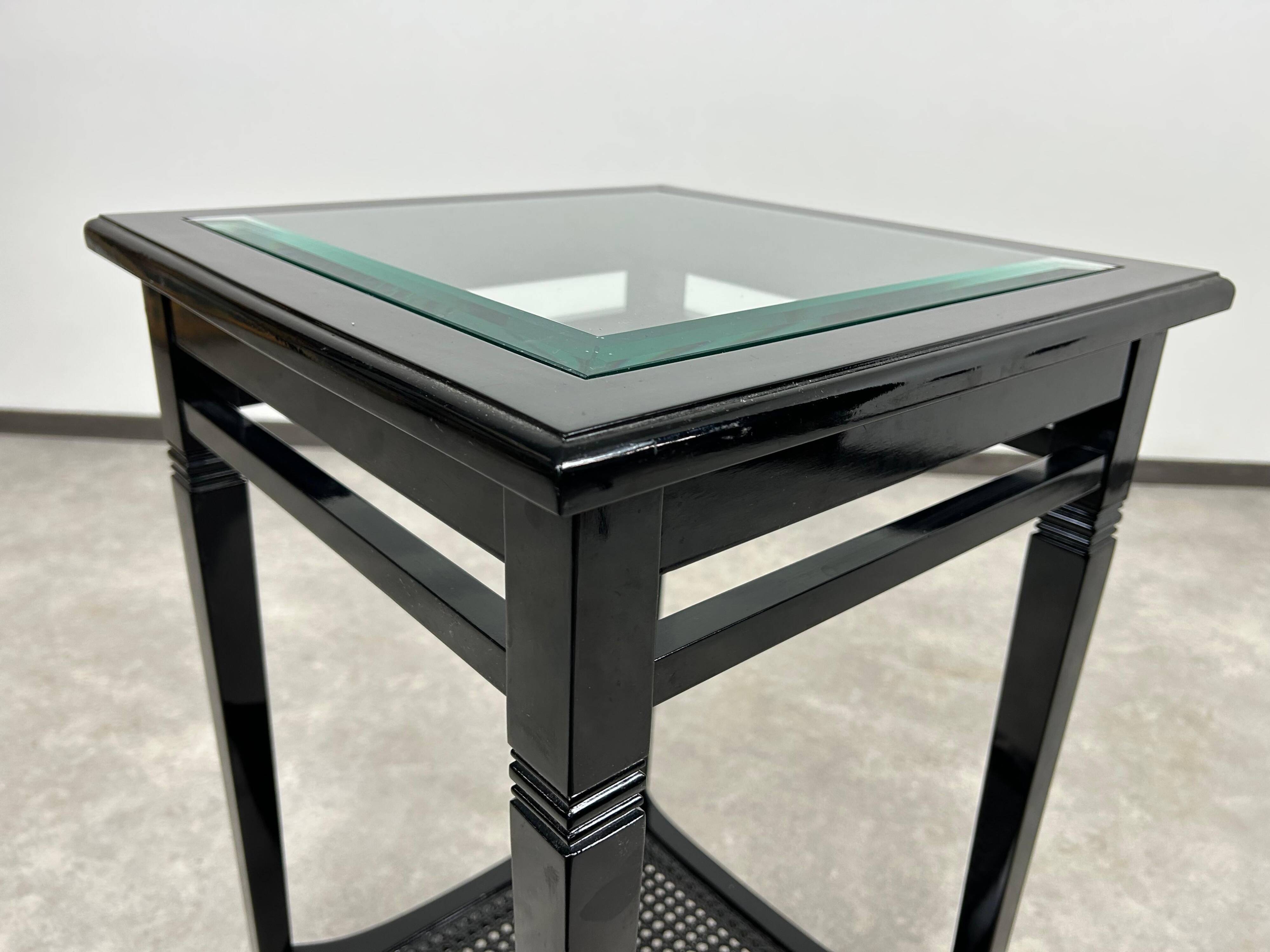 Black Art Nouveau side table