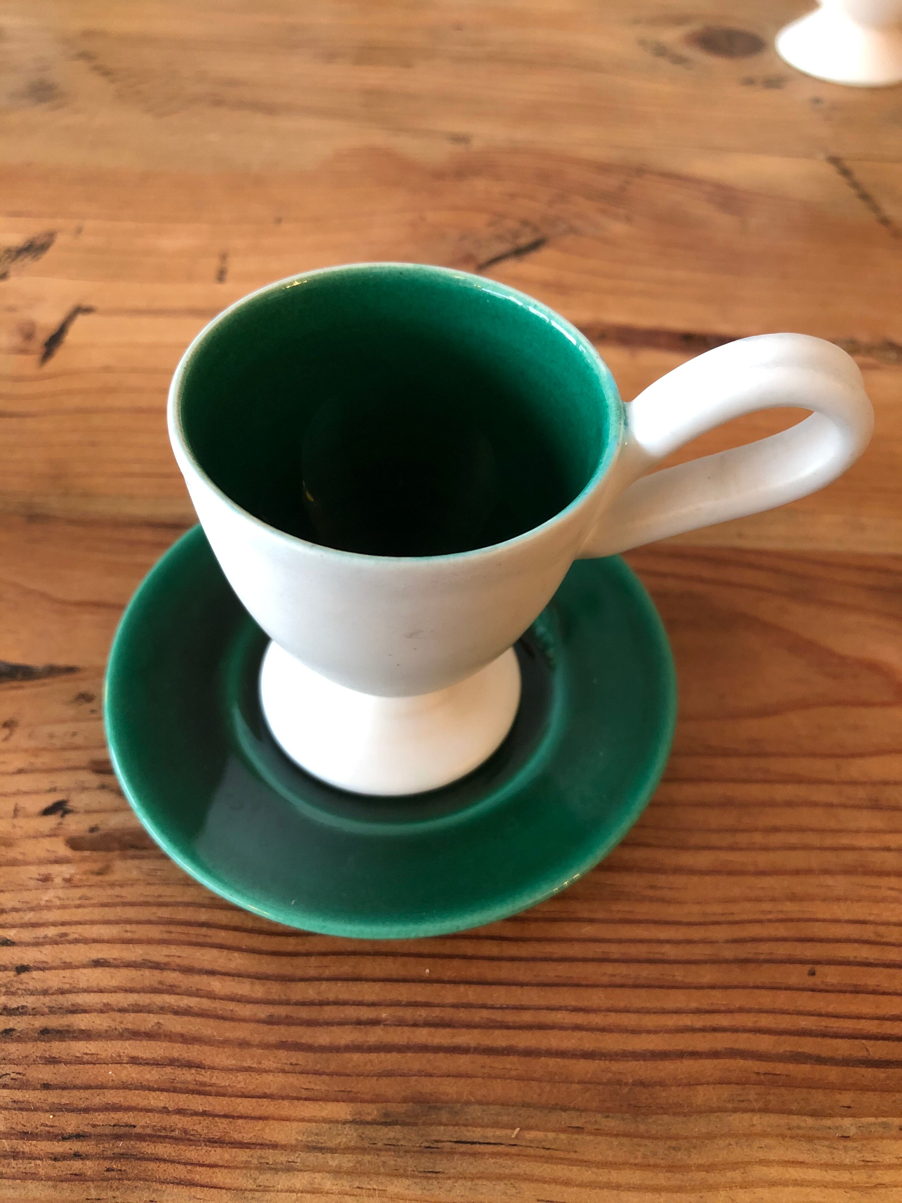 Vallauris ceramic coffee service