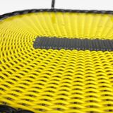 Serving tray glass and threads scoubidou 50s