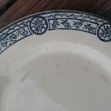 Flat plate salted terre de fer, model bristol