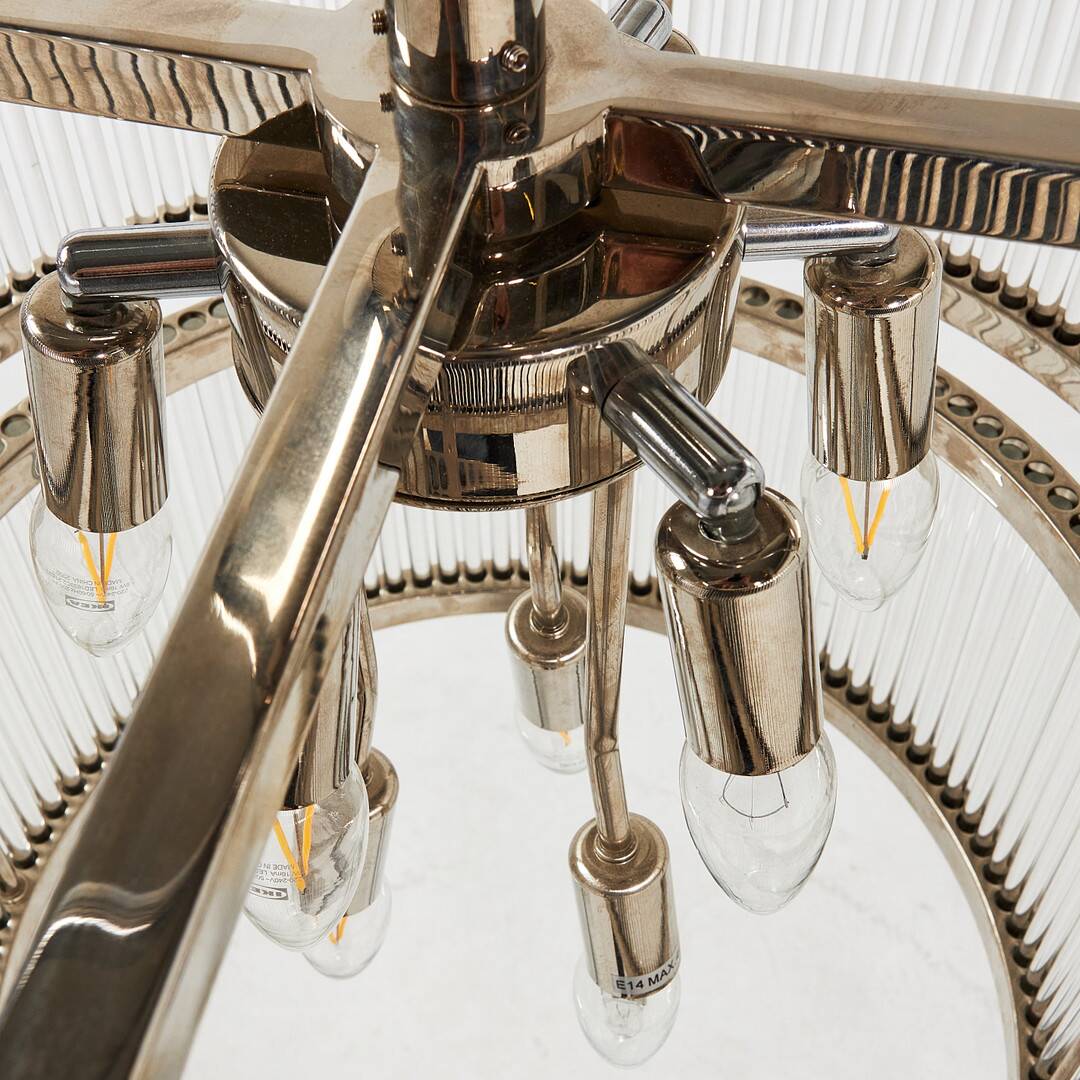 Contemporary suspension "Pasadena" in glass and metal by Eichholtz – Netherlands