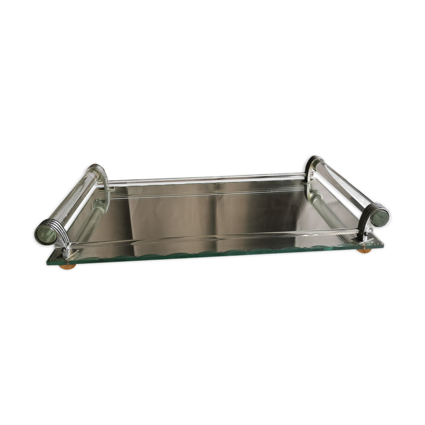 Art deco mirror tray