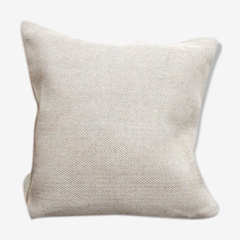 Cushion in linen pattern chevron 40 x 40 cm