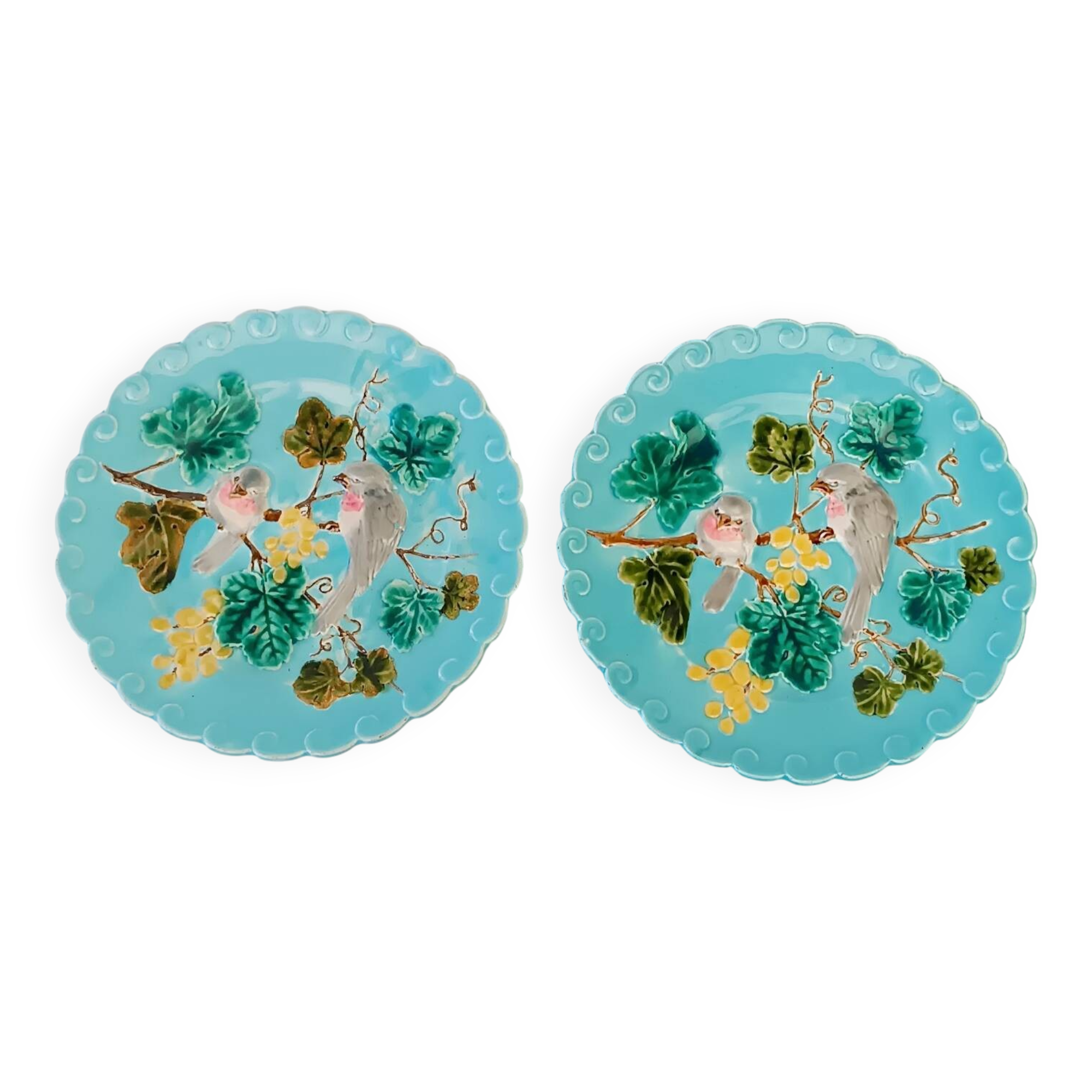 Assiette barbotine