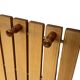 Vintage Pine Pinewood coat rack with mirror - 1970s design