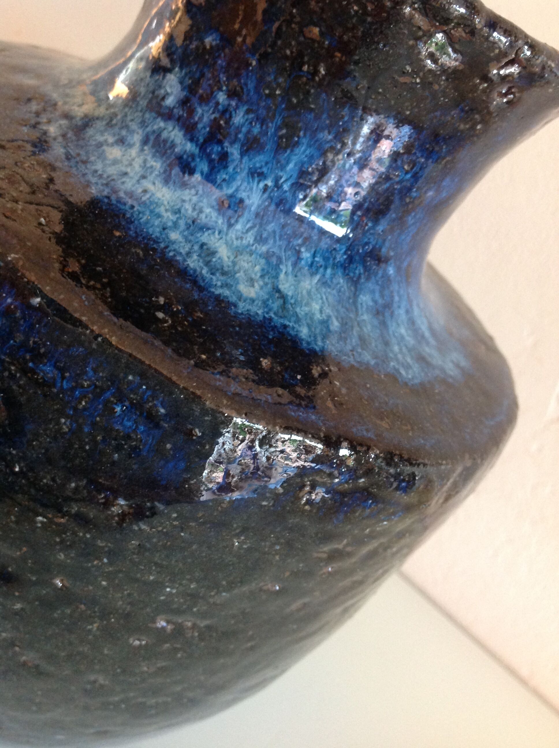 Blue ceramic vase 60/70
