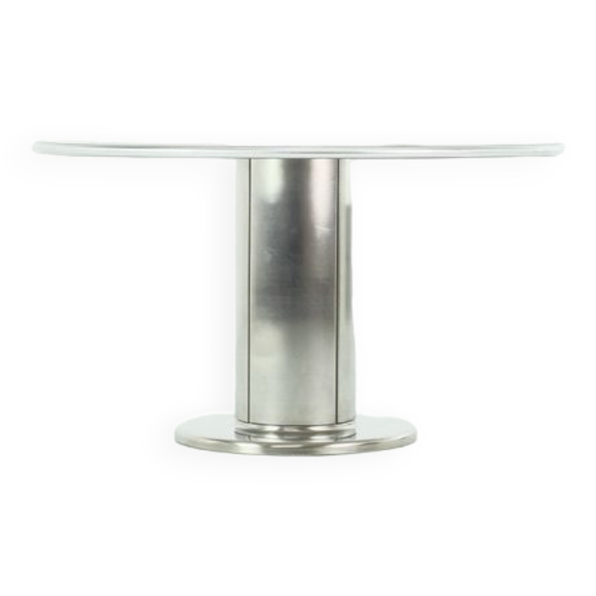 Table in laminate and aluminum Italy 1970s