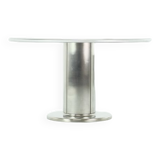 Table in laminate and aluminum Italy 1970s