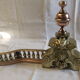 Bronze fireplace bar XIX Front trim Fireplace accessory Louis XV