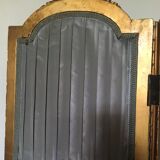 Charmant paravent style XVIIIe siècle Louis XVI  cheminée gris dorure