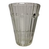 Stylish glass vase, art deco