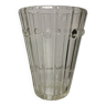 Stylish glass vase, art deco