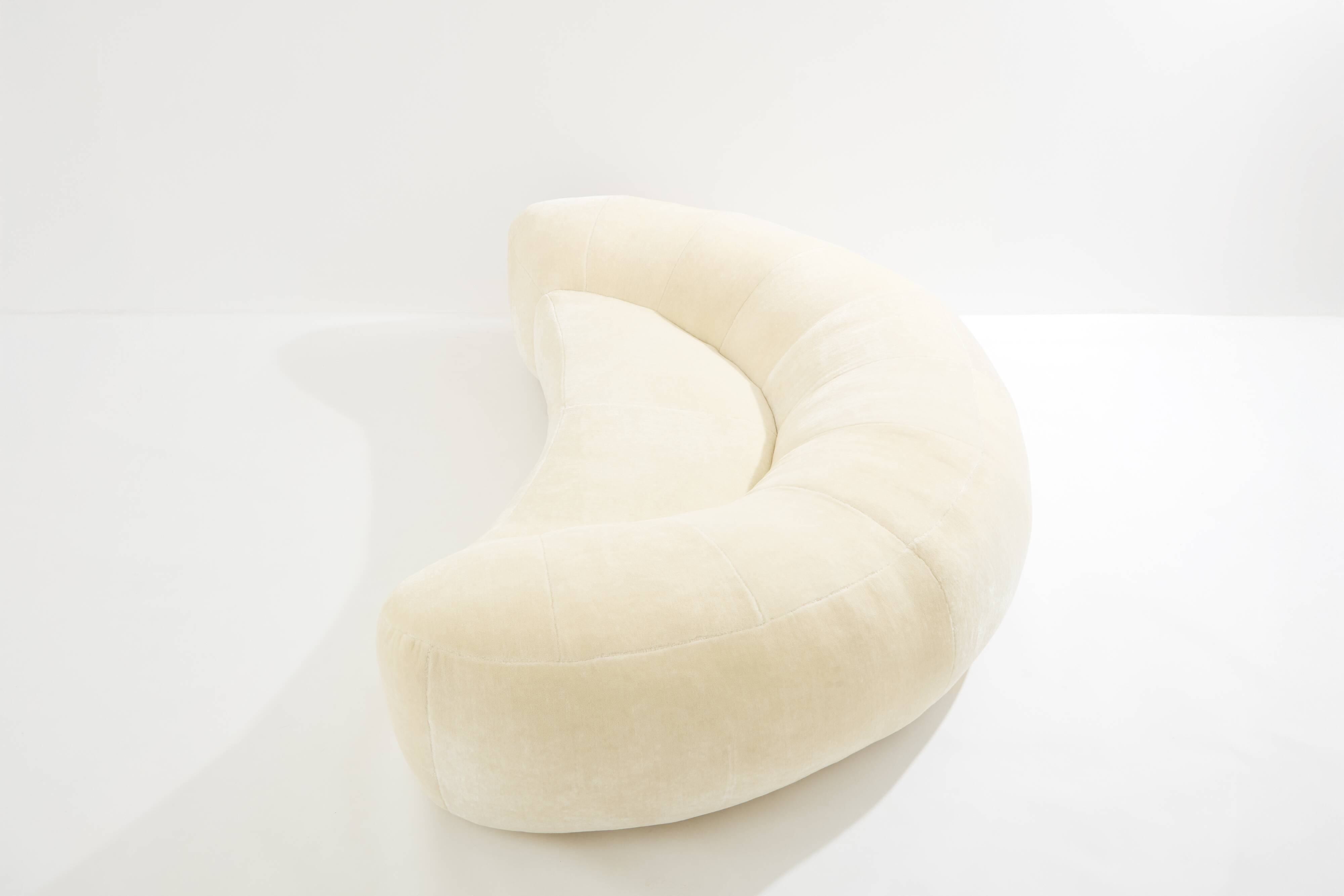 Croissant sofa by Raphaël Raffel for Honoré Paris 1970
