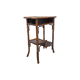Antique Victorian Bamboo Side Table With Chinoiserie Lacquer Finish, late 1