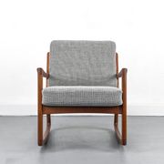 Senator Rocking Chair in Teak by Ole Wanscher for Cado, 1974