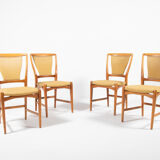 Set of 4 David Rosen chairs for Nordiska Kompaniet 1960