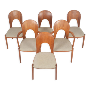 6 chaises de salle à