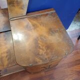 Dressing table large mirror free form vintage 1950