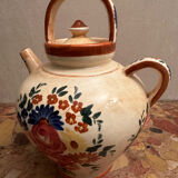 Gargoulette / Jug signed Longchamp - Hand-painted ceramic - Vintage