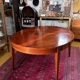 Extendable dining table in cherry wood