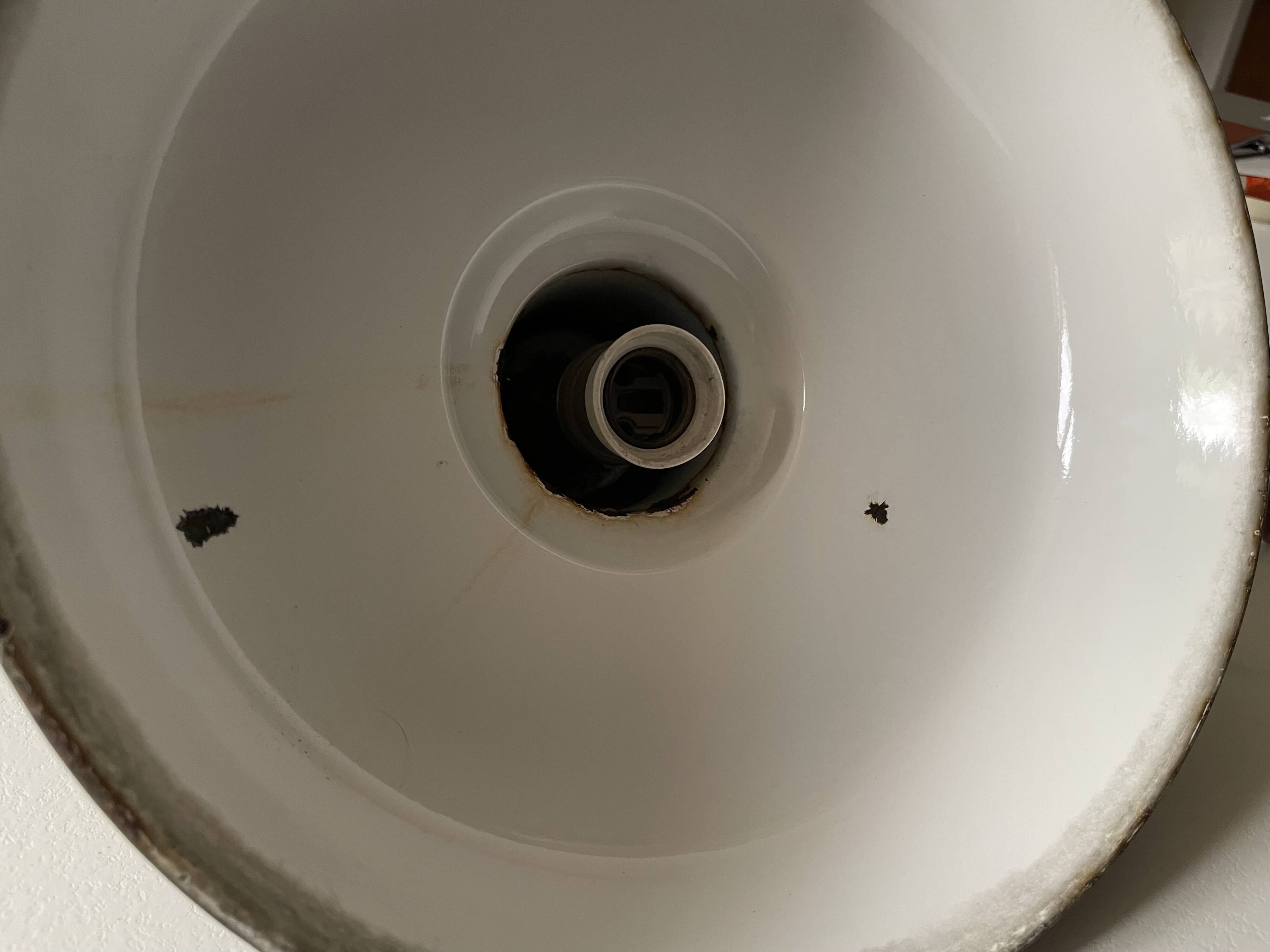 Industrial pendant light from the 50s