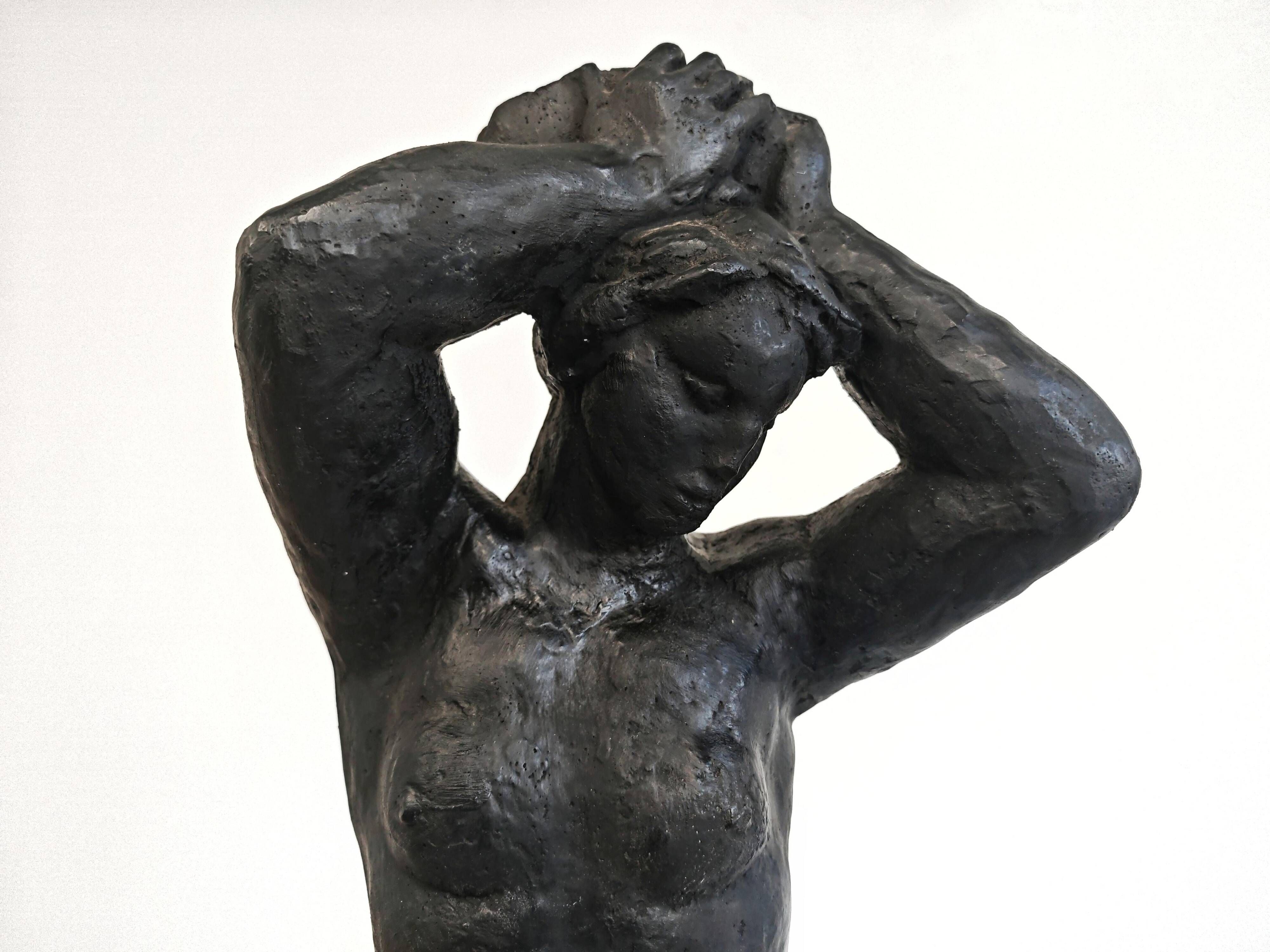 Sculpture of a Nude Woman in plaster by Radeta Stankovic
