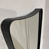 Rear view mirror and free shape black metal outline