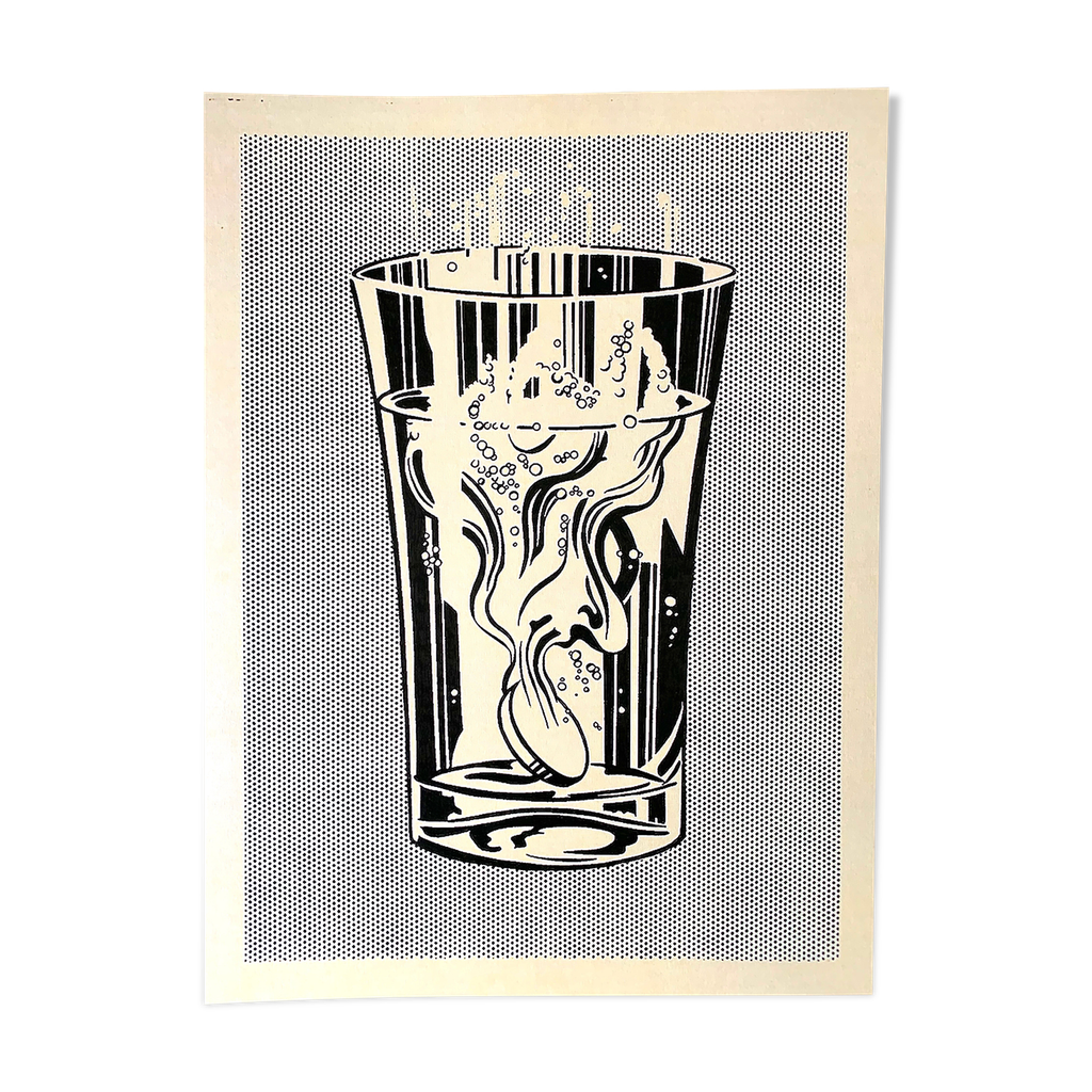 Impression lithographique pop art de roy lichtenstein 