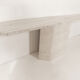 Console travertin italienne 1970